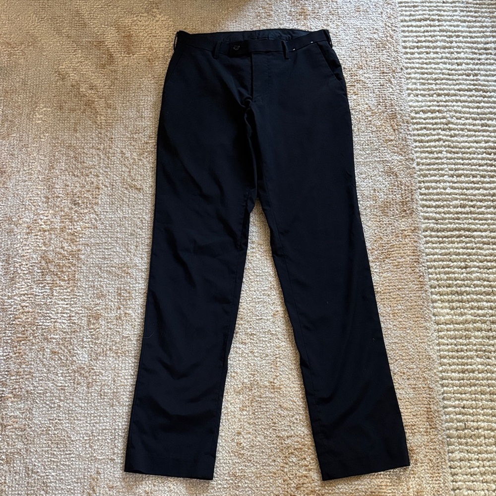 Uniqlo Men's Slim Black Pants, 30 x 34